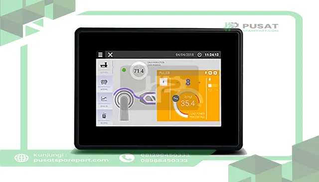 EXOR EX705 HMI 5" Touchscreen 64k Color 800x480 Pixels 24VDC IP66 eX 700 Series