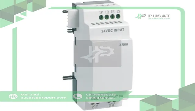 Crouzet 88970211 I/O Extension Module, XR06, 24VDC, 4 Input, 2 Relay Output