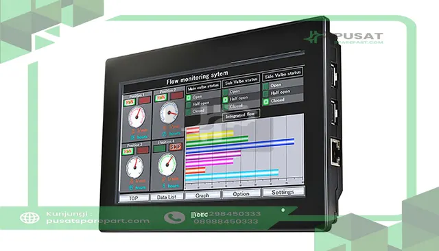 IDEC Corporation HG2J-7UT22TF-B HMI Display, 7" High-Resolution, 800 x 480, PCAP Touchscreen, -20C to 60C