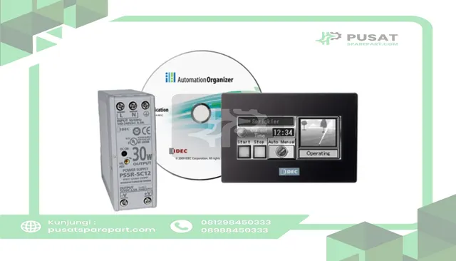 IDEC Corporation KIT-TOUCH-MB Touch Starter Kit Monochrome Dark Bezel, USB Cable, 30W PS and Software