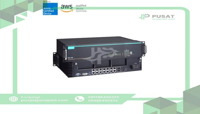 Moxa DA-720-C5-DPP Core i5-6300U,2.4 GHz,Dual Core CPU,without mSATA/RAM/OS,dual power,-25 to 55C
