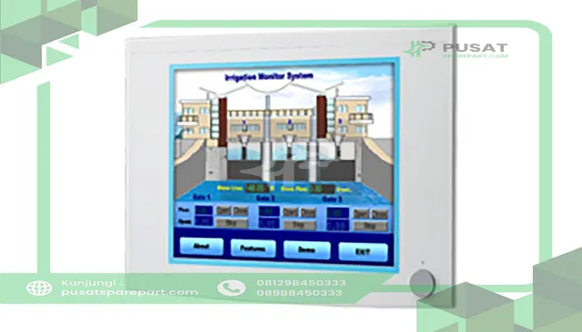 Advantech FPM-5171G-R3BE LCD Monitor, SXGA, 17", Resistive Touchscreen, Direct-VGA, DVI Ports