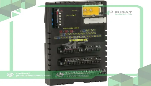 Turck FDN20-16SN-16XSG Remote I/O Module, Termnial Block Mount, 16 Point, DeviceNet, IP20, FDN20 Series