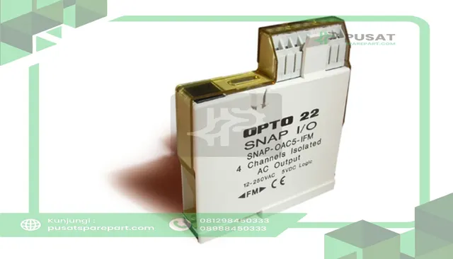 Opto 22 SNAP-OAC5-IFM Module, SNAP 4-Ch Isolated 12-250 VAC Digital Output Module, FM Approved