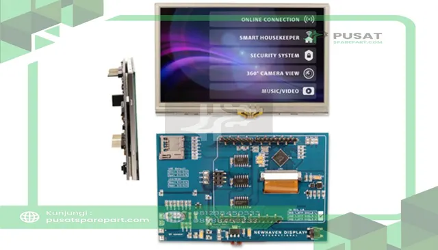 Newhaven Display International NHD-4.3RTP-SHIELD-V TFT LCD Module, Premium Resistive, Arduino Shield, TFT Displays Series