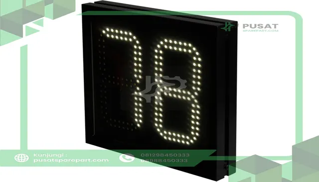 Carlo Gavazzi, Inc. SBPDIS2 Carpark Display, Digital, 2 Digits, H 215 x W 253, Black, IP54, SBPD Series