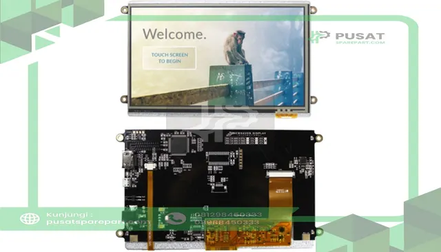 Newhaven Display International NHD-7.0-HDMI-N-RSXV-RTU TFT Display,Module,HDMI Interface,7inch Screen,800x480 Pixels,Resistive