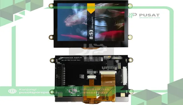 Newhaven Display International NHD-4.3-480272FT-CTXL-CTP HDMI TFT Module, 4.3in, Sunlight Readable, Standard, Touch, EVE2 Series