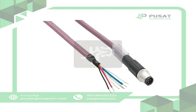 Schneider Electric TCSXCNDFNX25V power IN distribution cable - straight - M8 female-wire - 15m