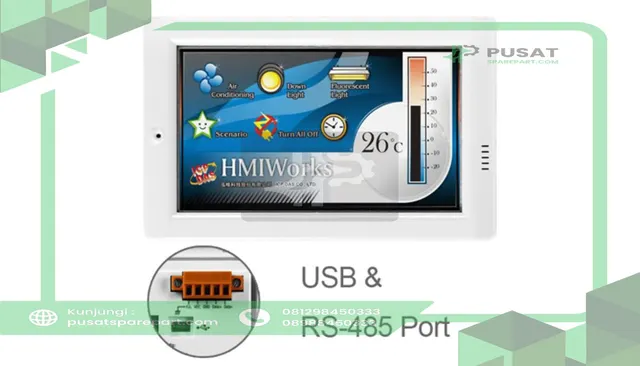 ICP TPD-430 Touchscreen Controller 4.3" with RS-485 and USB Ports
