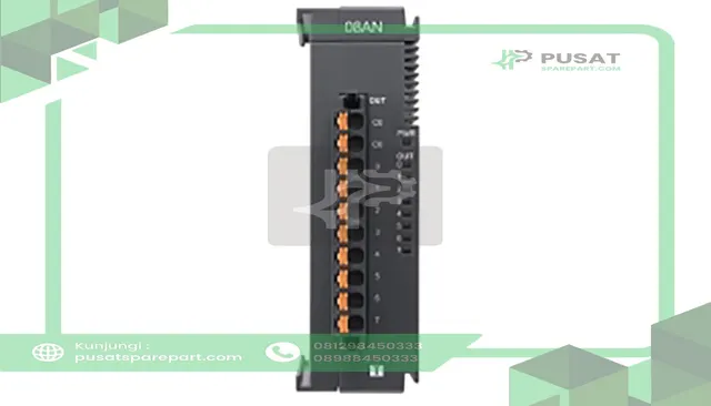 Delta Electronics AS08AN01T-A AS Series IO Module - 8 Digital NPN Sinking Outputs
