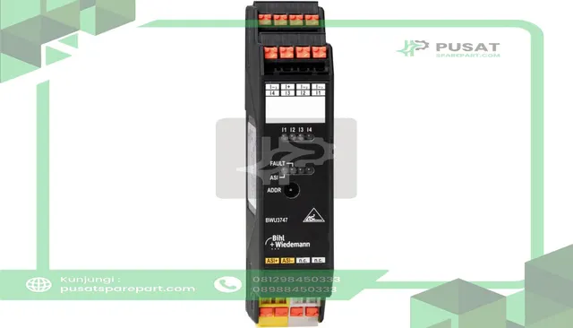 Bihl+Wiedemann BWU3747 AS-i Digital I/O Module, IP20, 4I