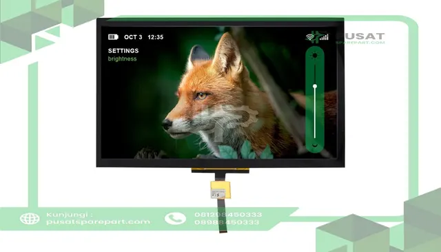 Newhaven Display International NHD-10.1-1024600BF-LSXP-CTP LPS LCD Display, 10.1 inch, LVDS Interface, Capactitive Touchscreen, EMI Filter - gambar 2