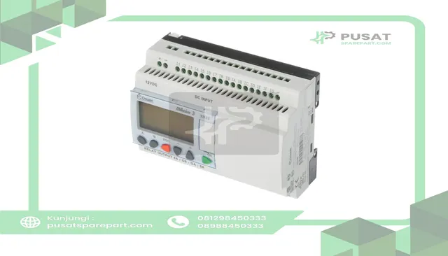 Crouzet 88970165 Controller,PLC,Sup-V 12DC,16 Analog/Digital In,10 Relay Out,DIN Rail/Panel Mnt - gambar 5