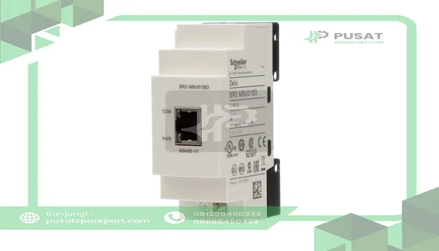 Telemecanique Sensors SR3MBU01BD PLC Expansion Modules, Communication 24 VDC RS485 RJ45 Zelio SR3 Series - gambar 2