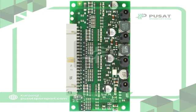 Bihl+Wiedemann BW1900 AS-i PCB Module, 93 mm x 51 mm, 16I/16O, wiring pins, angled