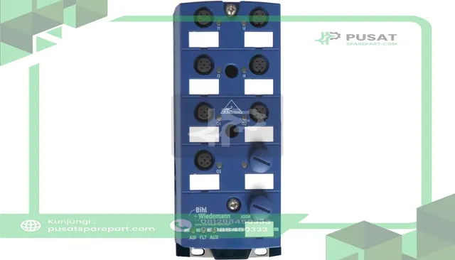 Bihl+Wiedemann BWU3496 AS-i Digital I/O Module, IP67, M12, 4I/3O
