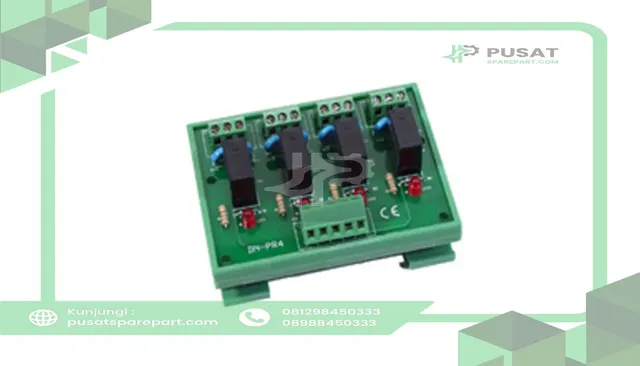 ICP DN-PR4/N 4-Channel Power Relay Module, 1 Form C without DIN-Rail Mount