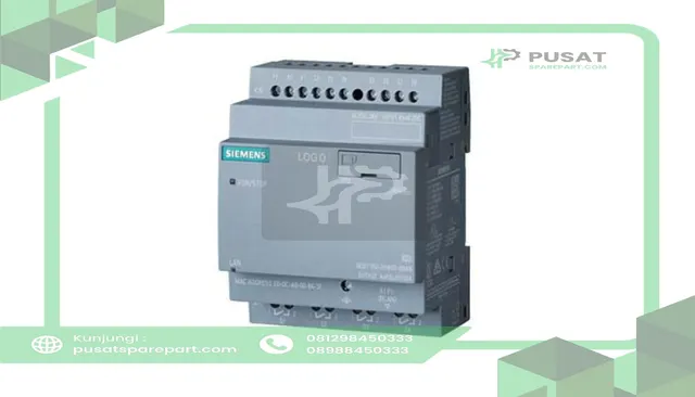 Siemens 6ED10522HB080BA0 Controller, Logic, Logo 8.2, 24V Ac/24V Dc/Relay, 8 Di/4 Do, Ethernet, W/O Dis