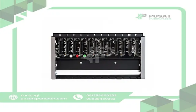 Beijer Electronics 66.014.720-2 Backplane rack 12-slots totally, typically 1 power supply, 1 CPU and 8 I/O-slot
