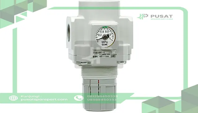 SMC Corporation AR20-N01BE-1Z-B Regulator, 1/8NPT, .02-.2MPa, brkt, gauge, urban wht, 125PSI