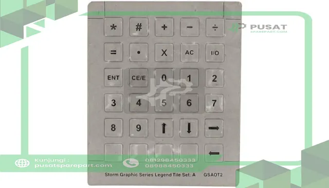 Storm Interface GSA0T203 Accessory;Keypad Tile Set A;Set of 30;Use with GSX Series Keypads