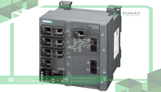 Siemens 6GK53082FM002AA3 PLC I/O Module 6GK5 308 14 x I/O, 24 V dc, 125 x 120 x 123 mm