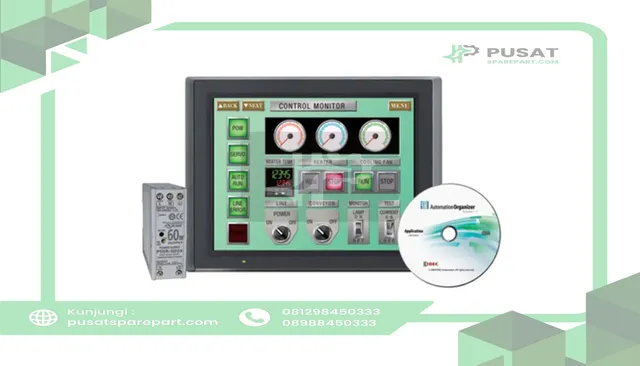 IDEC Corporation SMARTTOUCH-3GAHP Starter Kit, HG3G 10.4in, High Performance, Touch, Blk Bezel, Software/PS/Cable