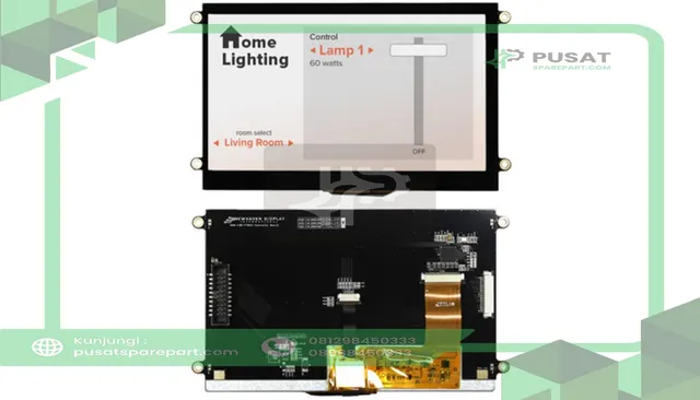 Newhaven Display International NHD-7.0-800480FT-CSXV-CTP HDMI TFT Module, 7in, Sunlight Readable, Premium, Touch, EVE2 Series