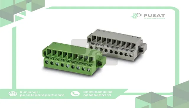 Phoenix Contact 2907272 Pair of screw-clamp plugs to connect to VIP base module labeled 25-32