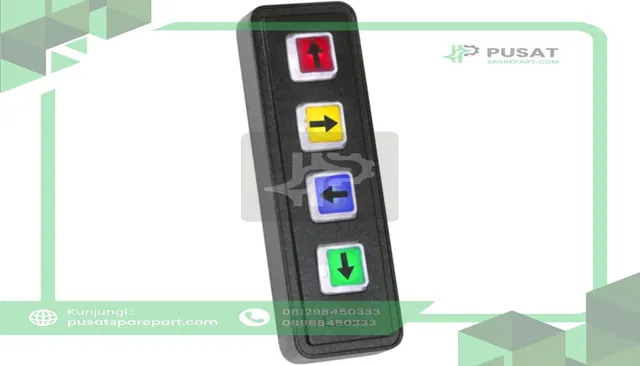 Storm Interface 7207-041W203 Keypad;Rugged;4 Key;Illuminated;Includes Tile Set A:Arrows,#'s,Symbols;IP65