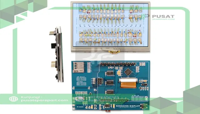 Newhaven Display International NHD-4.3RTP-SHIELD-L TFT LCD Module, Standard Resistive, Arduino Shield, TFT Displays Series