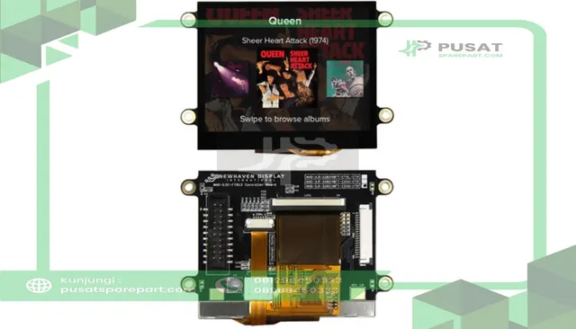 Newhaven Display International NHD-3.5-320240FT-CSXN-CTP HDMI TFT Module, 3.5in, Sunlight Readable, Touch, EVE2 Series