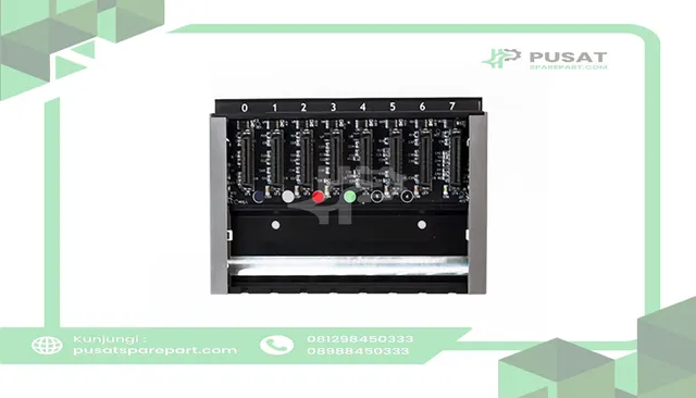 Beijer Electronics 66.014.723-7 Backplane rack 8-slots totally, typically 1 power supply, 1 CPU and 4 I/O-slots