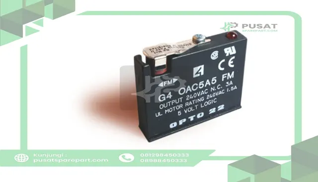 Opto 22 G4OAC5A5FM Module, G4 AC Output 24-280 VAC, 5 VDC Logic , Nc, Fm
