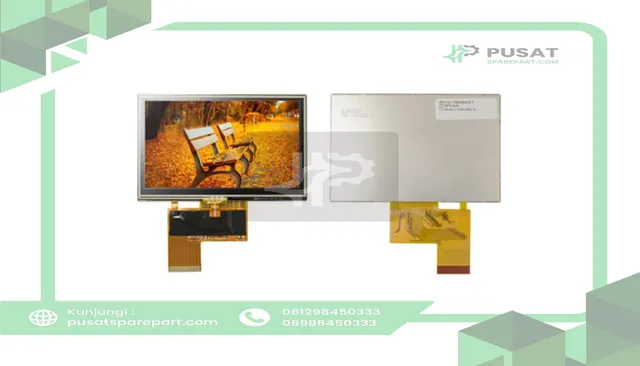AZ Displays / RS PRO ATM0430D12-T 4.3in TFT LCD Display,480 x 272, 400 nits, RGB, 40 pin, w/ Resistive TP