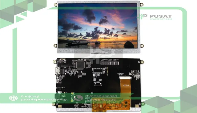 Newhaven Display International NHD-7.0-HDMI-N-RTXL TFT Display,Module,HDMI Interface,7 In,Sunlight Readable,800x480 Pixels,No Touch