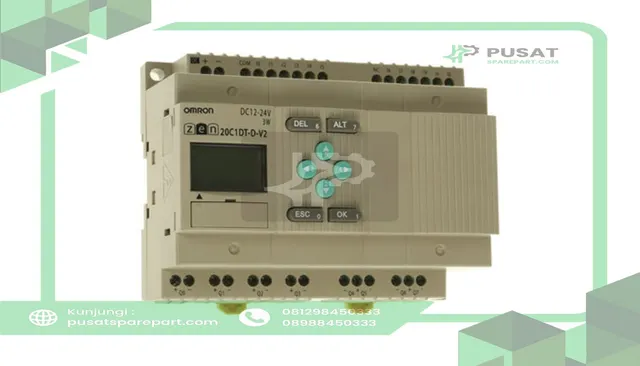 Omron Automation ZEN-20C1DT-D-V2 ZEN Logic Module With Display RS485 Communication 1 Port, 12 x Input, 8 x Output