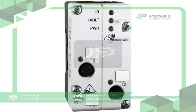 Bihl+Wiedemann BWU1893 AS-i Analog Input Module, IP65, M12, 2AI 4-20mA