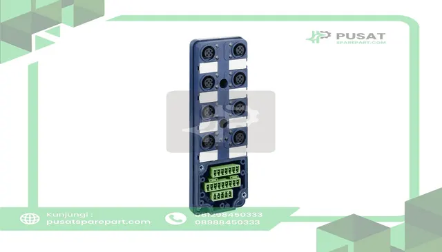 Schneider Electric ABE9C1280M IP67 8 CHAN M12 W/LED NO CABLE