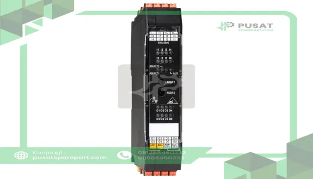 Bihl+Wiedemann BWU2800 AS-i Digital I/O Module, IP20, 8I/8O
