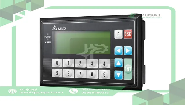 Delta Electronics TP04P-32TP1R 4-Line Text Panel HMI with Built-in PLC 16DI/16DO
