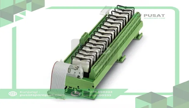 Phoenix Contact 2979508 Output extension module;16 miniature relays;1 PDT each plugged for 24VDC