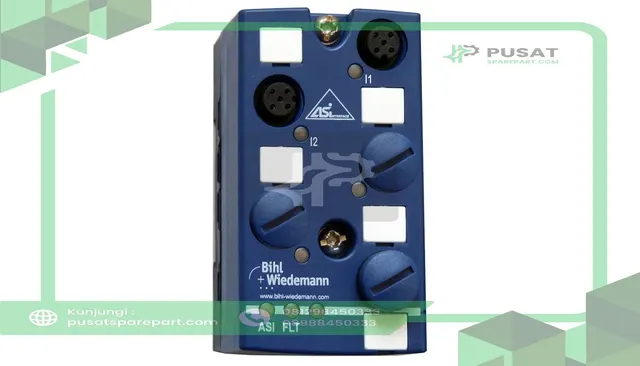 Bihl+Wiedemann BWU3102 AS-i Analog Input Module, IP67, M12, 2AI 0-10V