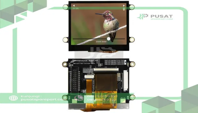 Newhaven Display International NHD-3.5-320240FT-CSXV-CTP HDMI TFT Module, 3.5in, Sunlight Readable, Premium, Touch, EVE2 Series