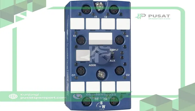 Bihl+Wiedemann BW3661 AS-i Digital I/O Module, IP67, M8, 4I/4O