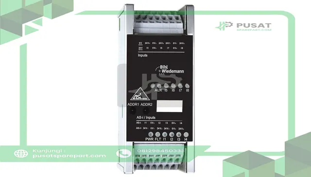Bihl+Wiedemann BWU2077 AS-i Digital Input Module in Stainless Steel, IP20, 8I