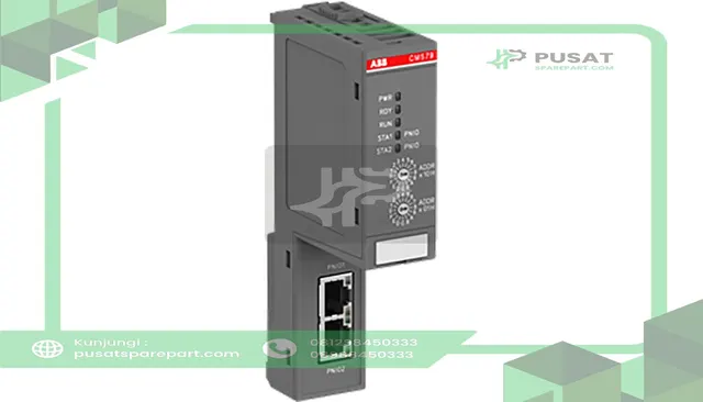 ABB Drives CM579-ETHCAT EtherCat Communication Module, 2 Serial Ports, IP20, AC500 Series