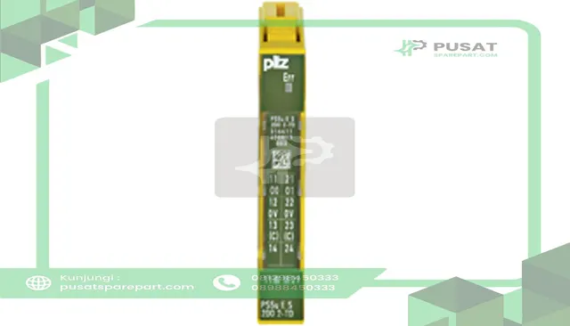 Pilz PSSU E S 2DO 2-TD Electronic module digital inputs and outputs, diagnostic capabilities.