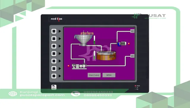 Red Lion Controls G310C230 HMI 10.4" Touchscreen & Pushbutton Color 640x480 Pixels 24VDC G310 HMI Series